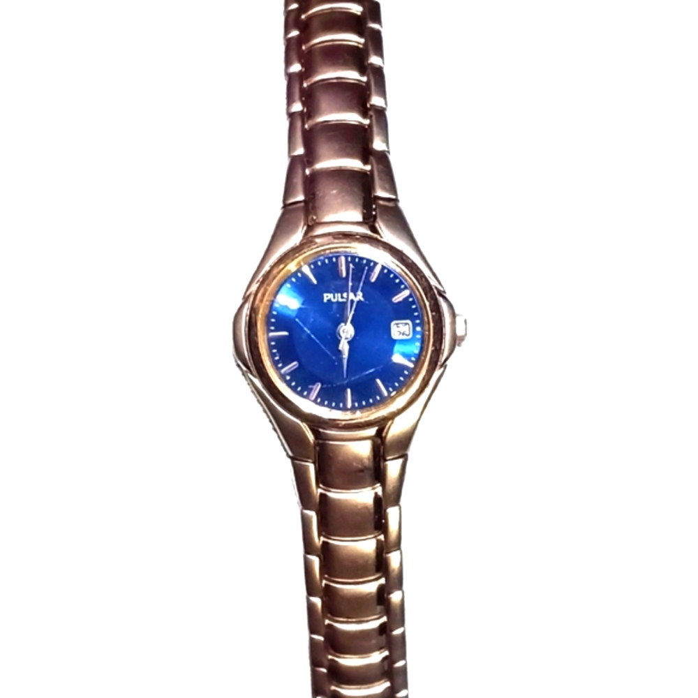 Pulsar All Stainless Steel Blue Dial